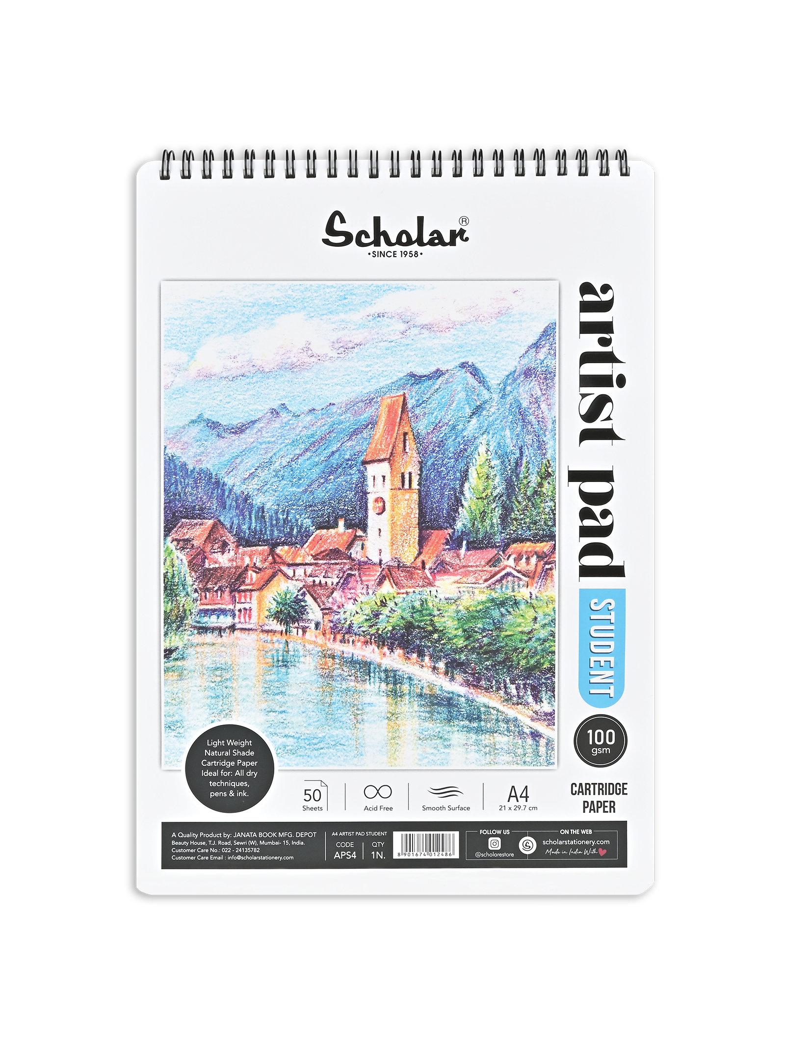 Scholar A3 Premium Student Artist Pad