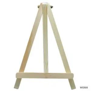Wooden Easel Stand Natural 8 Inch We800